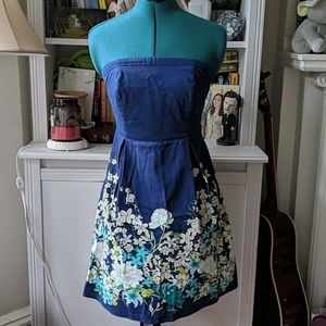 Old Navy Strapless Floral Dress